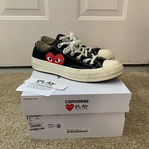 comme des garçon x converse sneakers